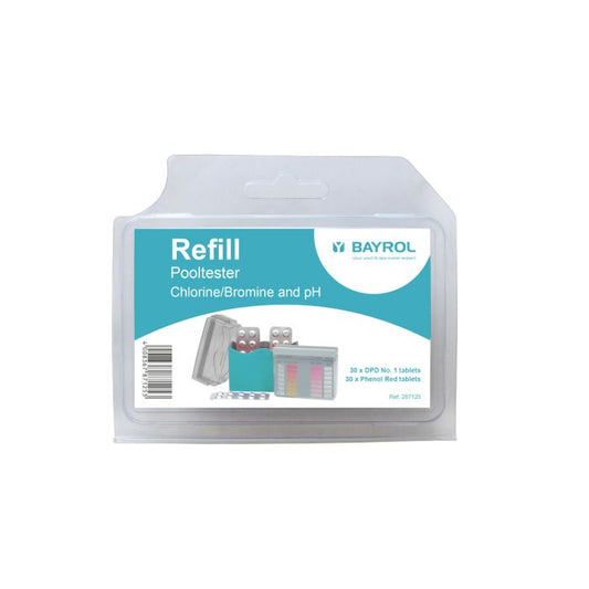 Nachfüllpack Pooltester pH/Cl oder pH/Br